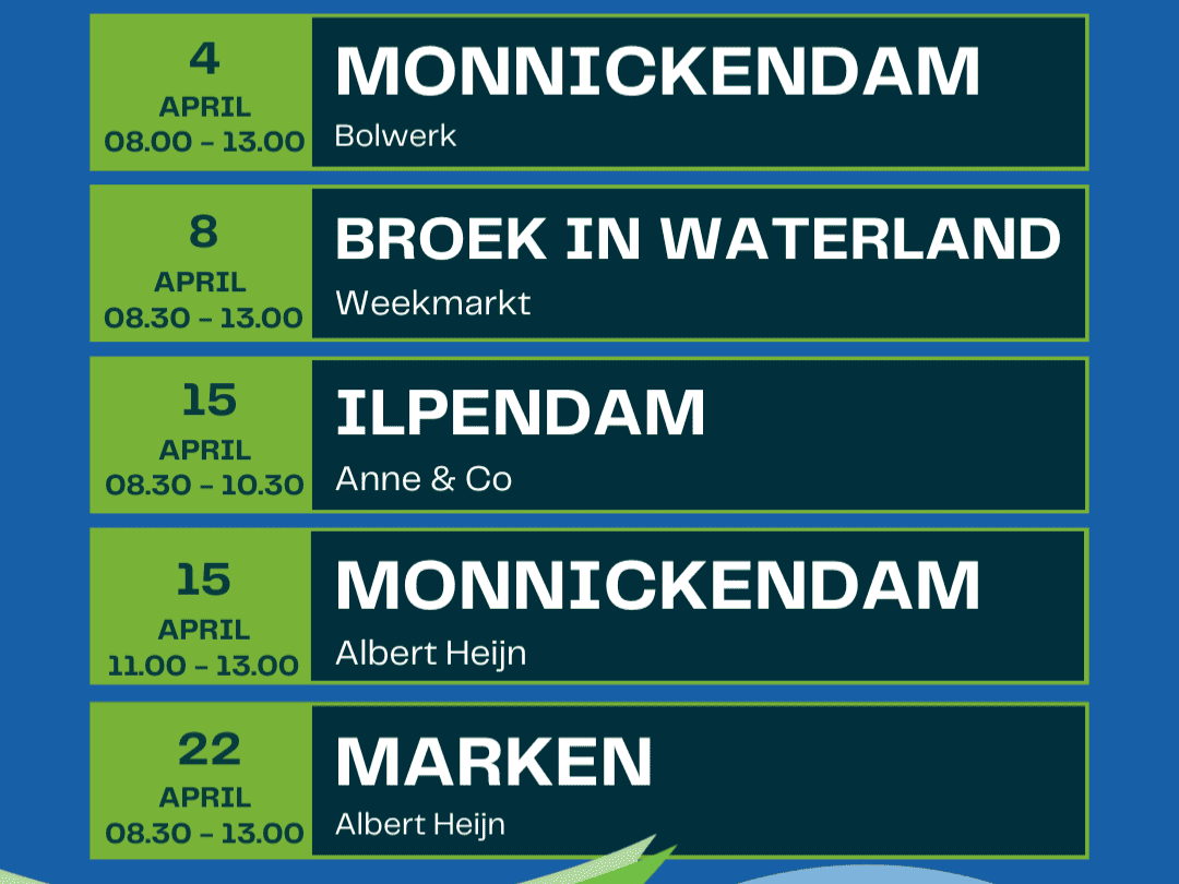 Mobiel recyclepunt voor klein chemisch afval